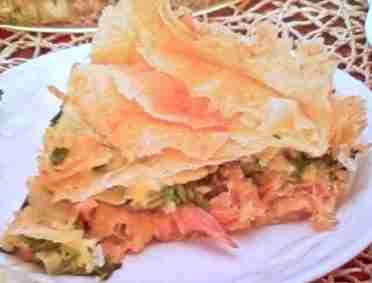 طبق طورطة اللحم